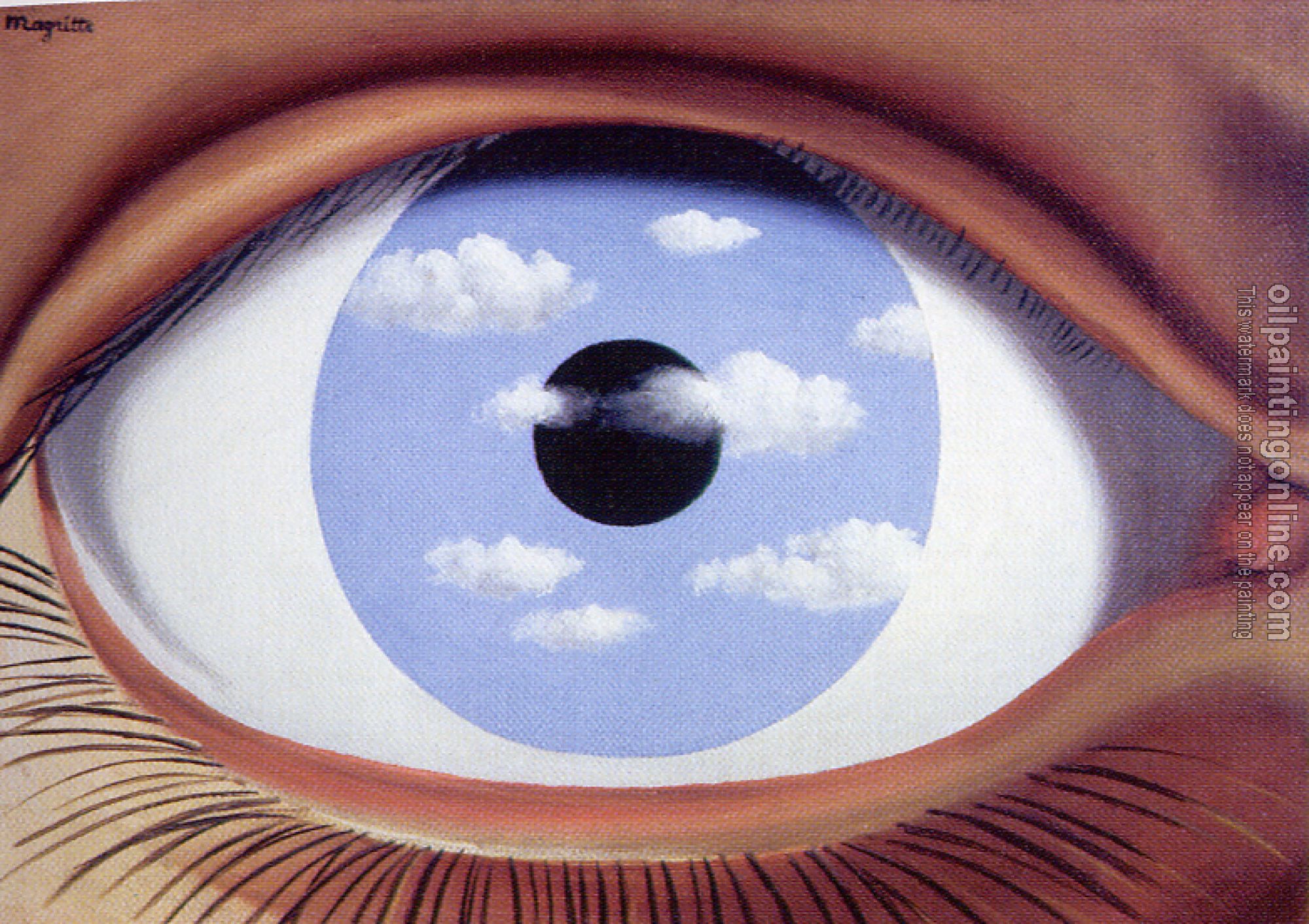 Magritte, Rene - the false mirror